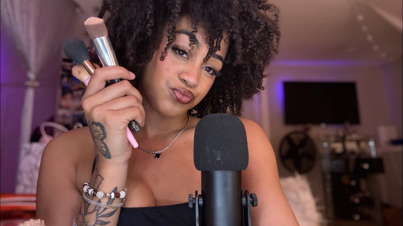ASMR- do my makeup with me😏💕💕