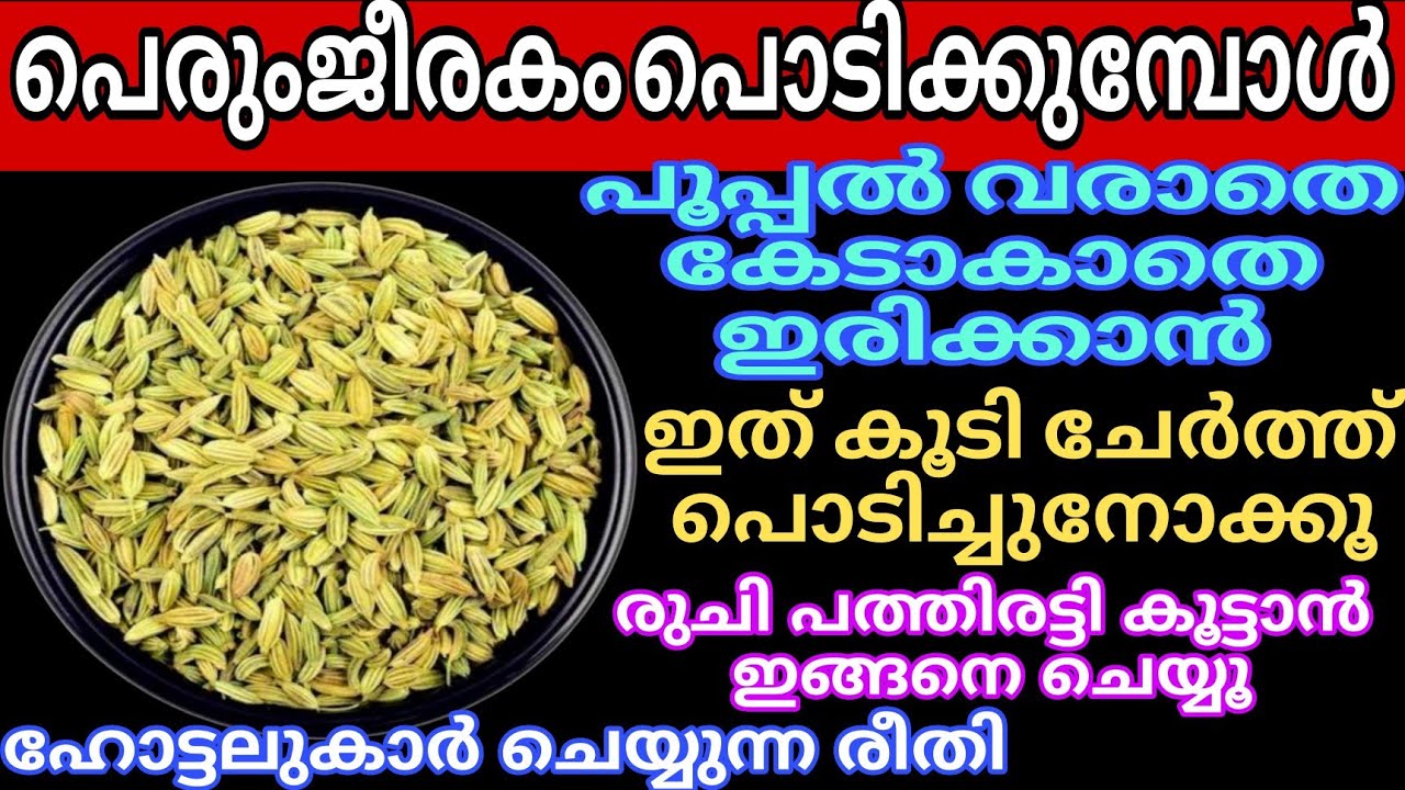 പെരുംജീരകം പൊടിക്കുമ്പോൾ ഇത് ചേർക്കൂ സ്വാദ് കൂട്ടാൻ Homemade Fennel Seed Powder Tips To Make At Home