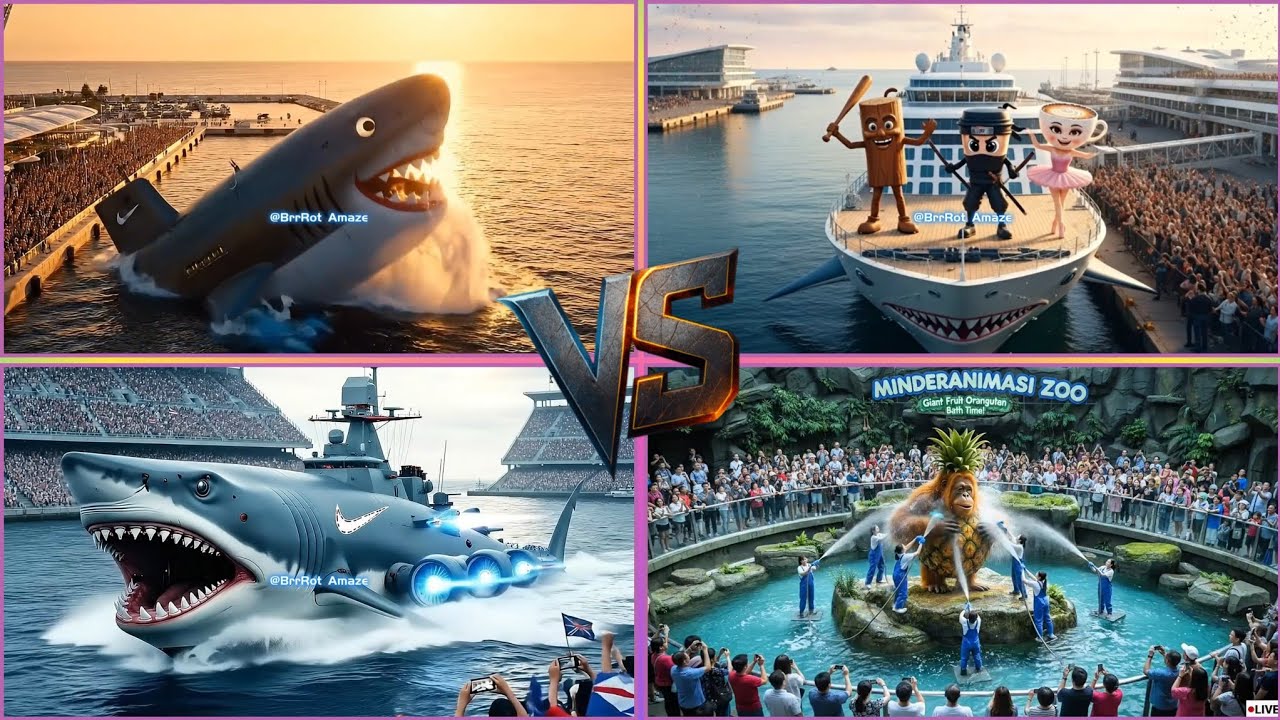 BRAINROT Submarine 🆚 BRAINOT Ship Parade 🆚 BRAINOT Warship 🆚 BRAINOT Zoo Bath __ Tiles Hop EDM Rush!