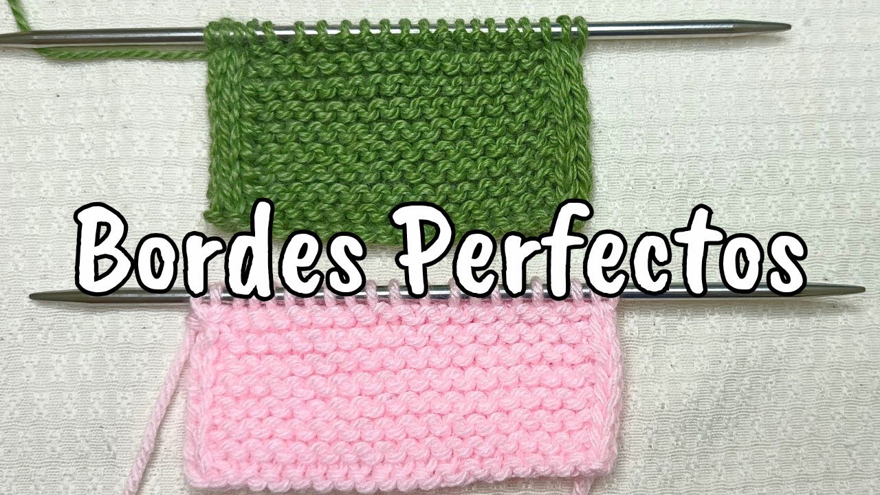 BORDES PERFECTOS EN SANTA CLARA, DOS AGUJAS SÚPER FÁCIL!!