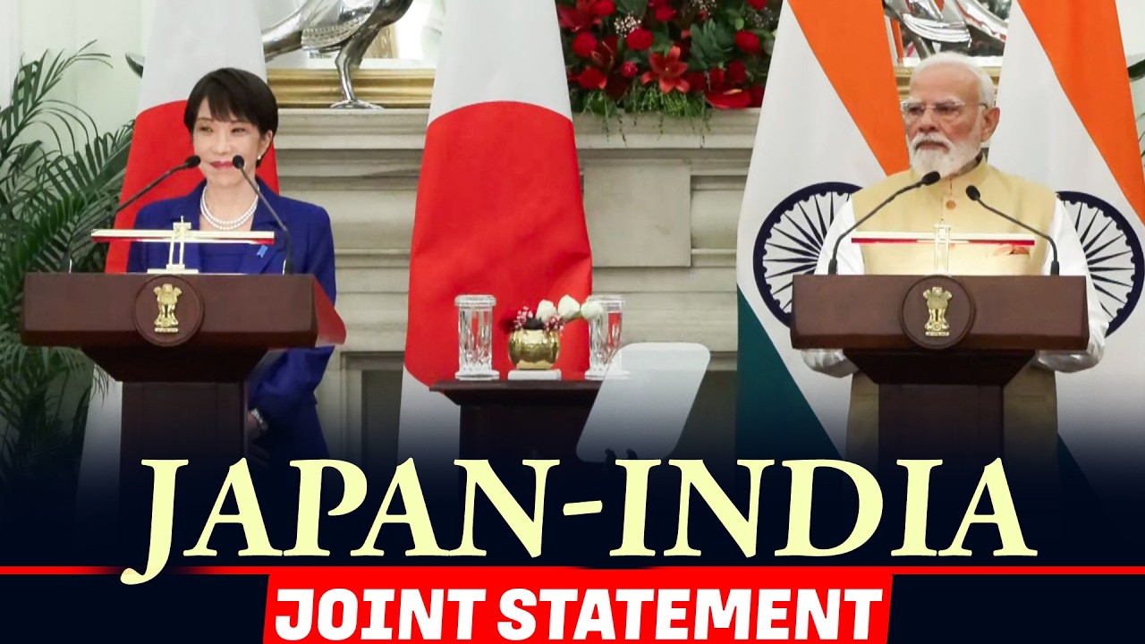 LIVE: PM Modi, Japanese PM Takaichi hold joint Press briefing | India | Defence & Security | Delhi