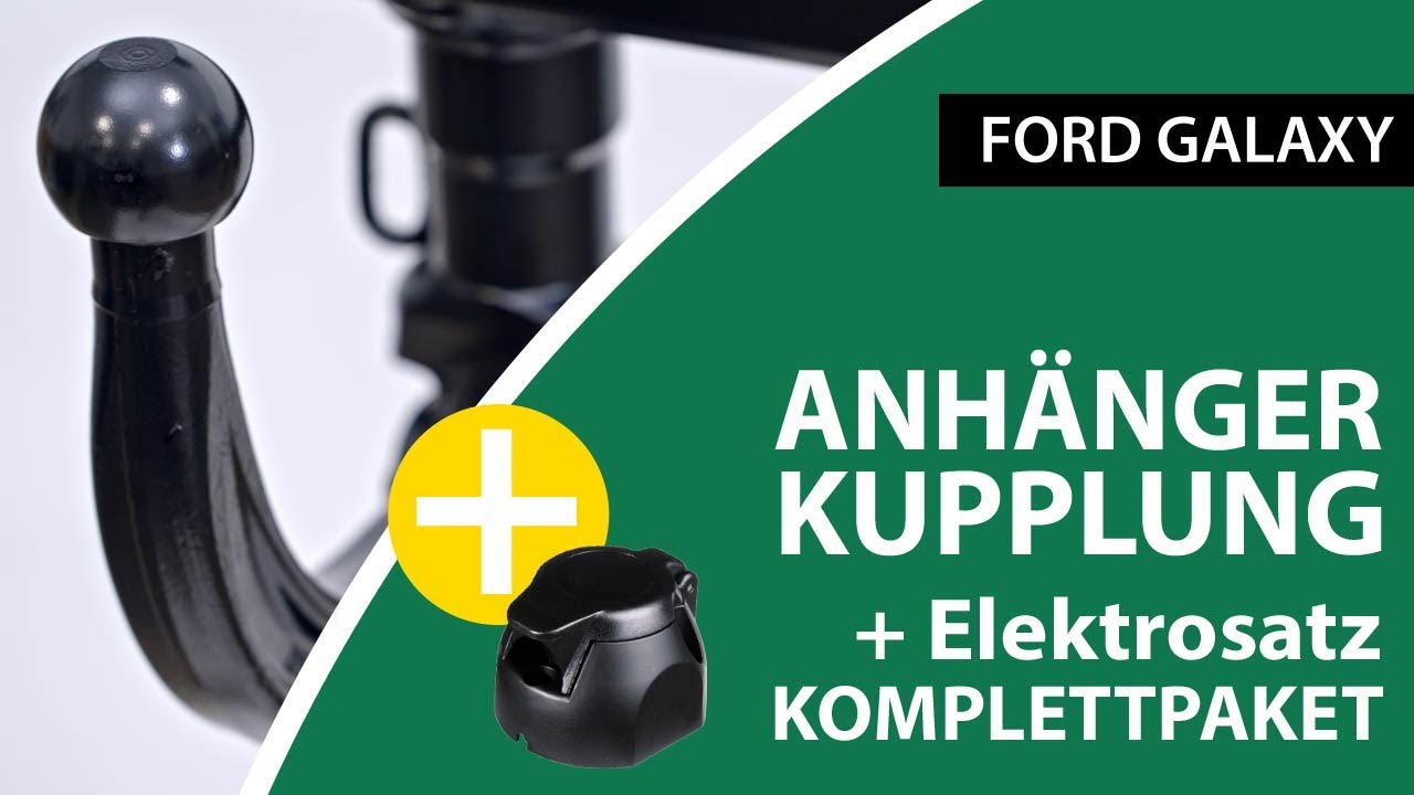 Anhängerkupplung abnehmbar FORD GALAXY  | Westfalia Komplettsatz + Montage von Rameder