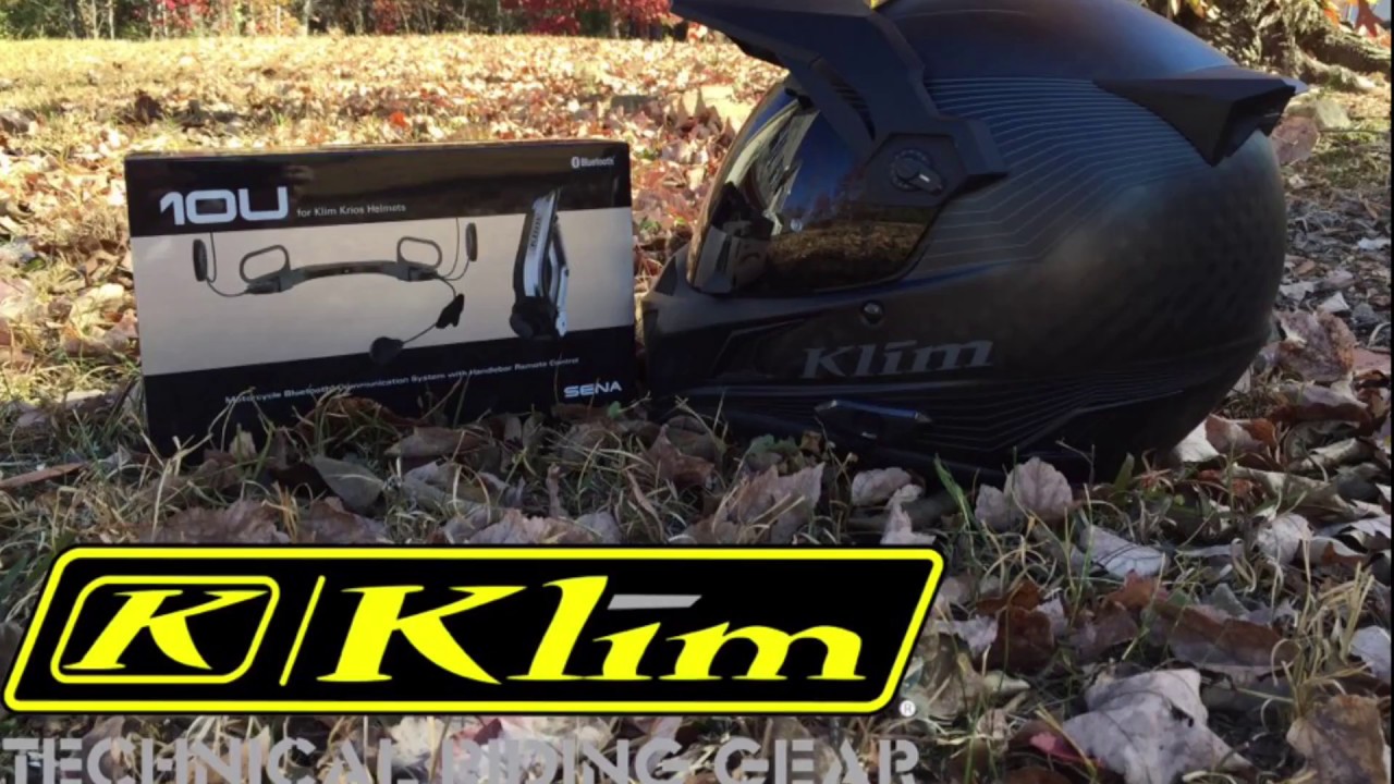 Klim Krios Helmet | How to Install Sena 10U