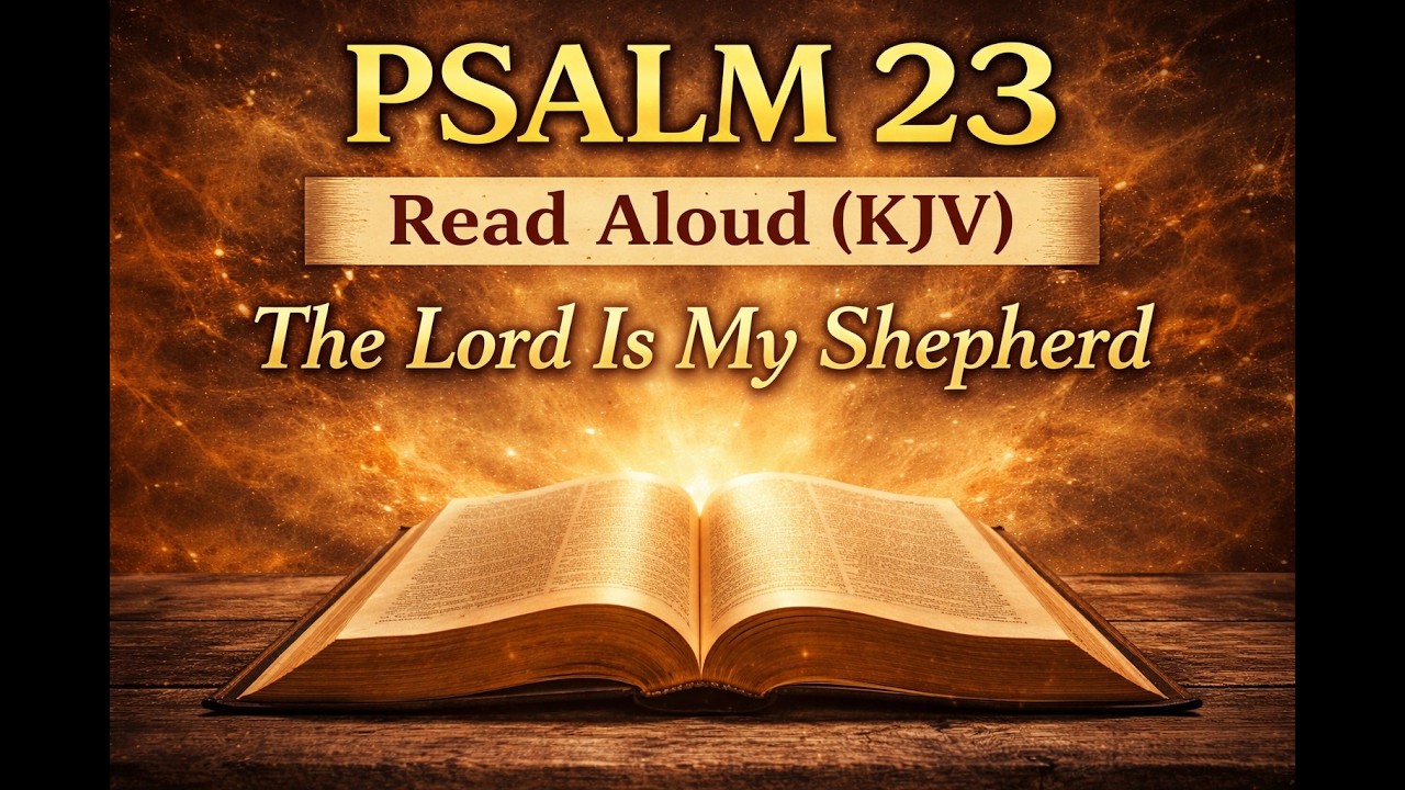 Psalm 23 - Powerful Prayer for Peace, Healing, and Protection (Live)