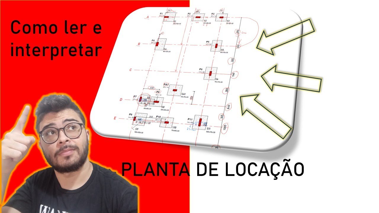 Como ler uma planta de locação
