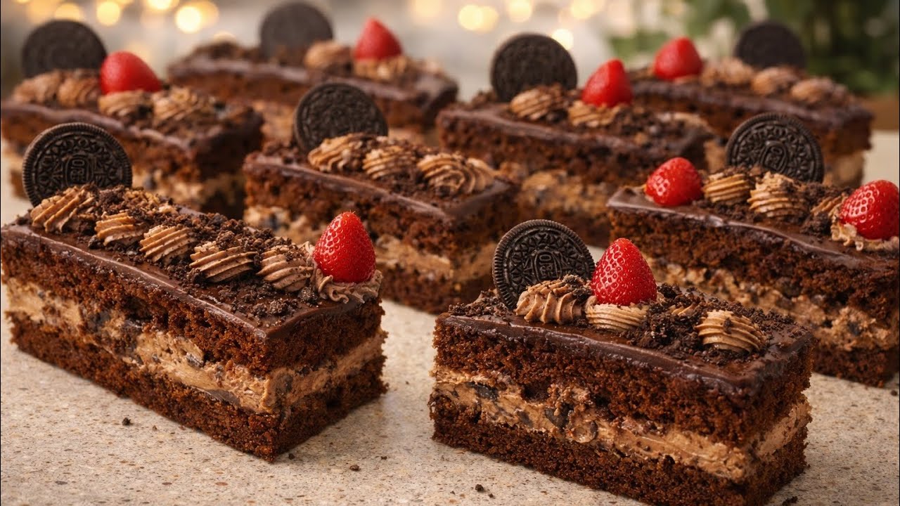 🔥 جاتوه شوكولاتة بدون خلاط ولا عجان اقتصادي 🍫 | Easy Oreo Chocolate Cake /gateau with No Mixer