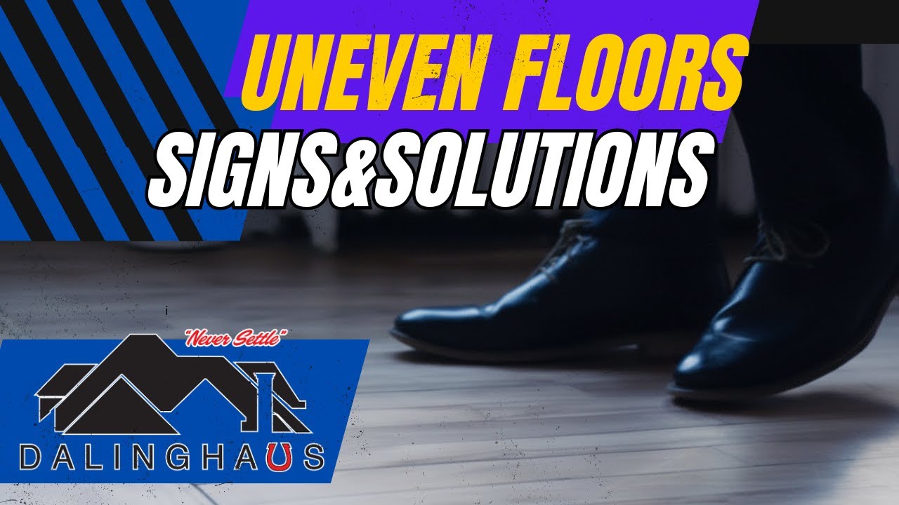 Неровные полы? Причины, признаки и решения для ремонта фундамента | Dalinghaus Construction
