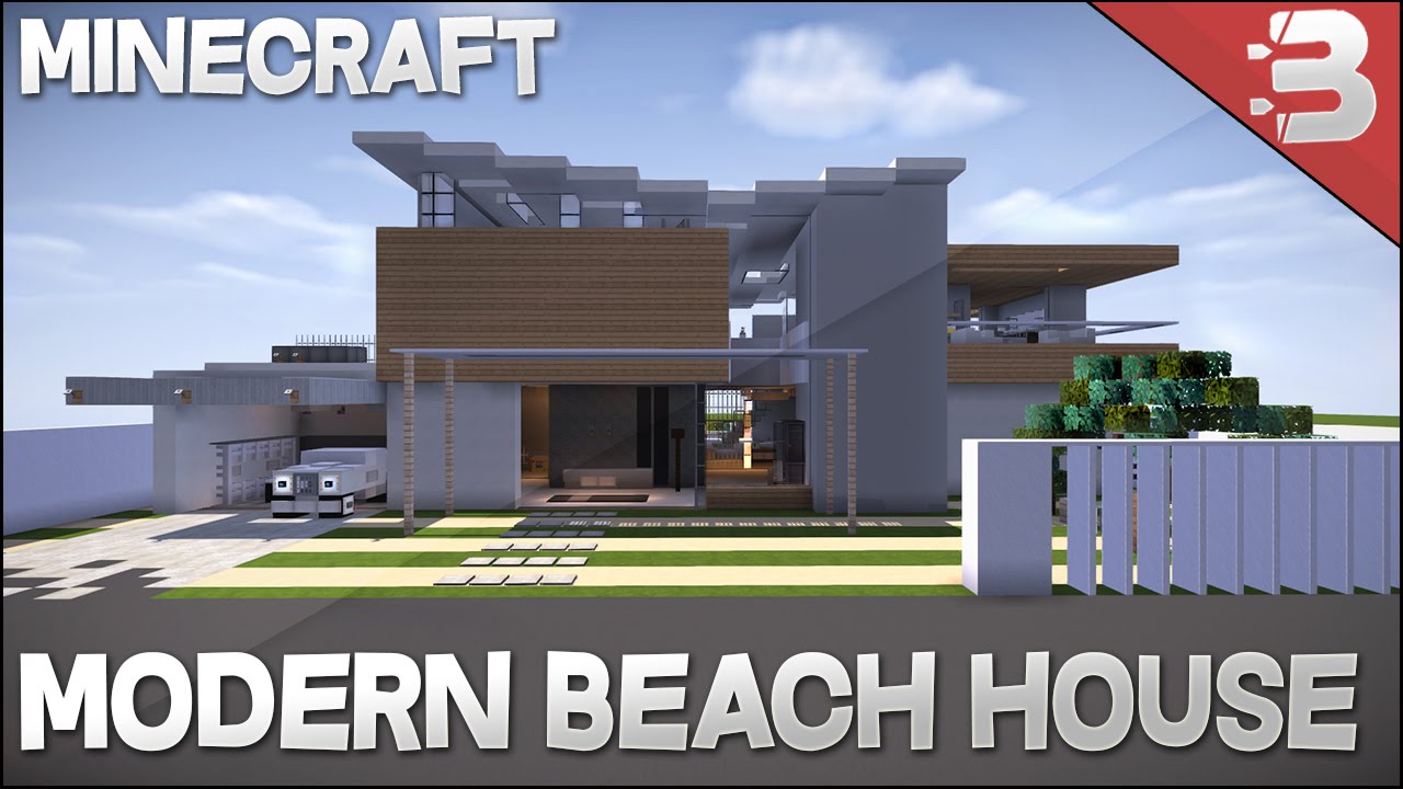 Minecraft: Minecraft Inspiration Series w/ Keralis | Modern Beach House