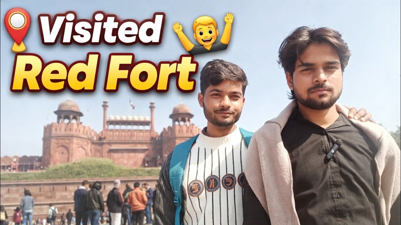 VISIT RED FORT AND EXPLORE  BEST PLACE OF DELHI 🥰🔥#delhi #india 