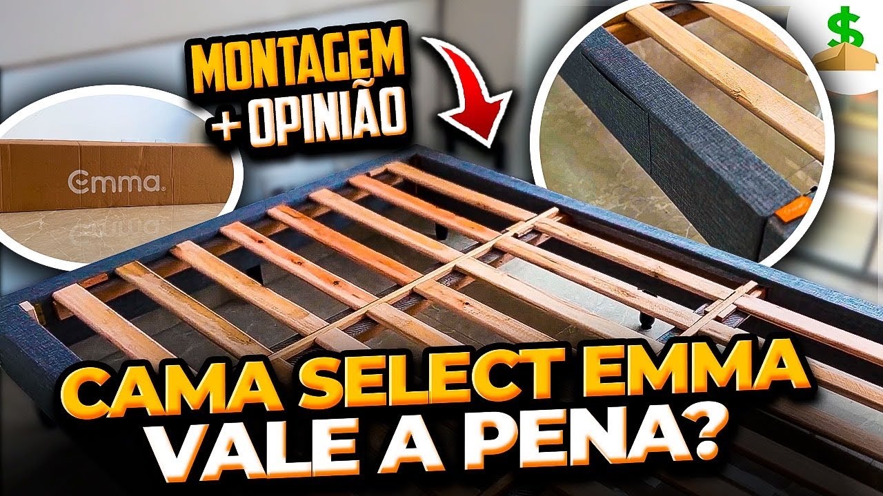 TESTAMOS a CAMA MINIMALISTA DA EMMA! Review + Montagem CAMA BOX SELECT: VALE A PENA?