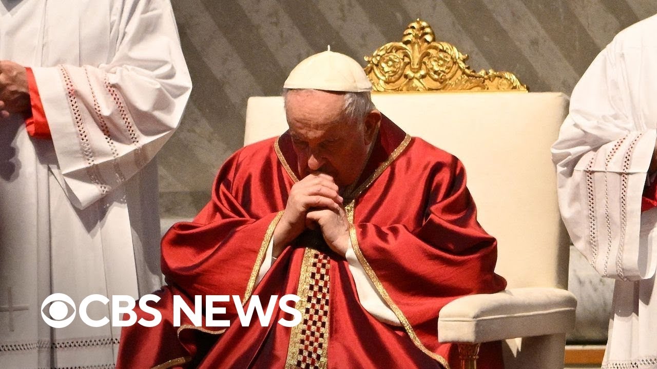 Pope Francis holds Good Friday Mass | full video