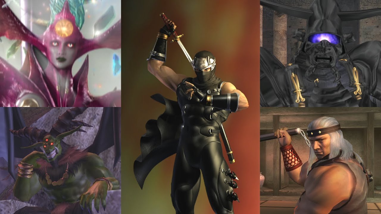 Ninja Gaiden Black ボス戦集 Boss Fights No Damage