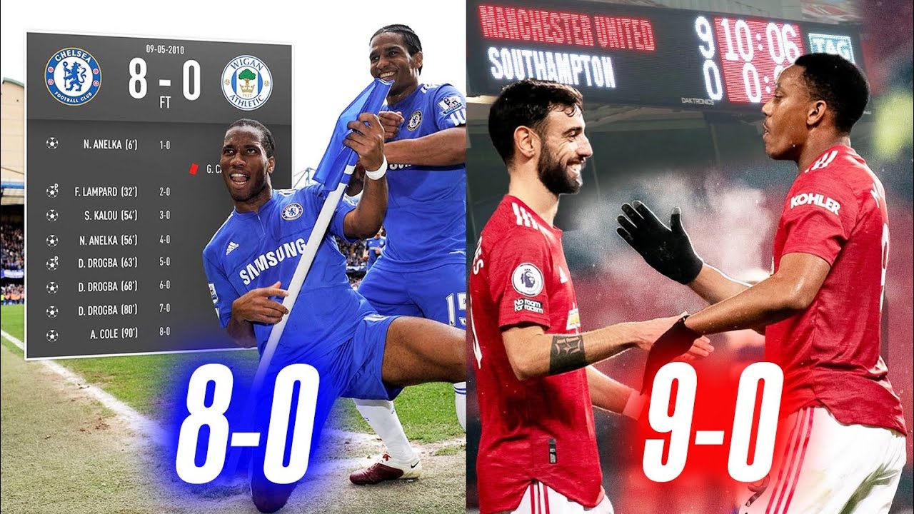 6 Kemenangan Terbesar Dalam Sejarah Liga Inggris