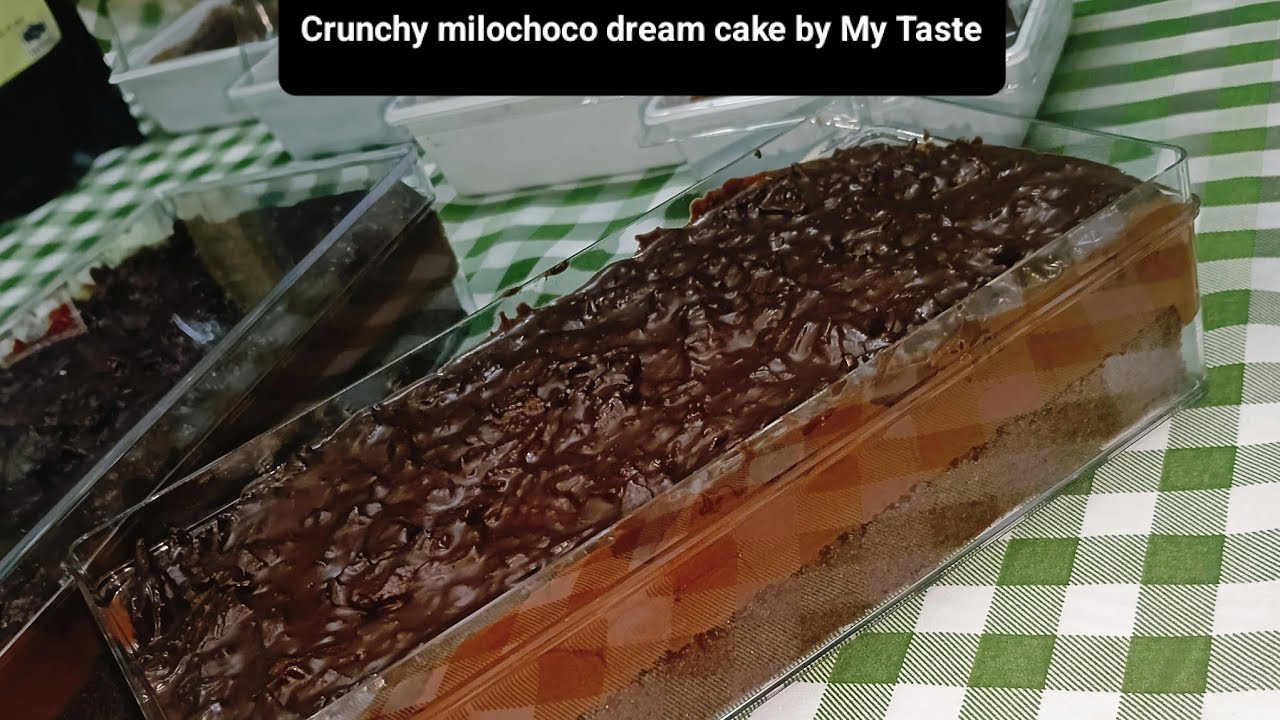 Crunchy chocolate cake