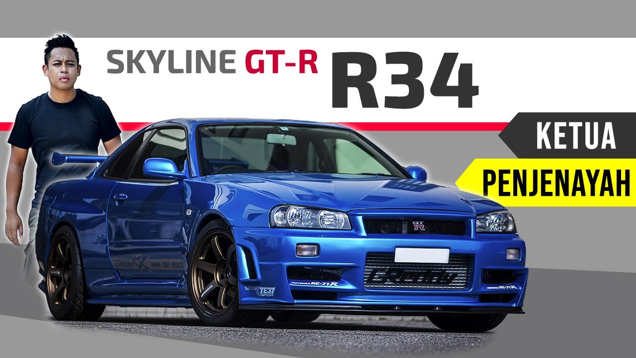 Nissan SKYLINE R34: Lambo Ferrari, Sila ke Tepi | Review Nazz Abdullah