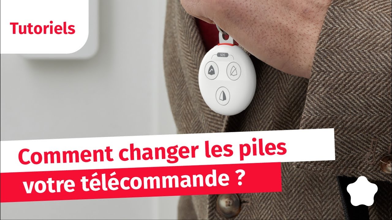 Comment changer la pile de la télécommande ? - Tutoriel Verisure