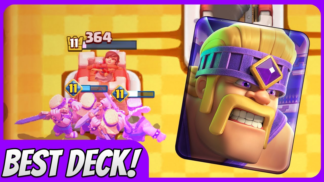BEST DECK for Evolved Barbarians - Clash Royale