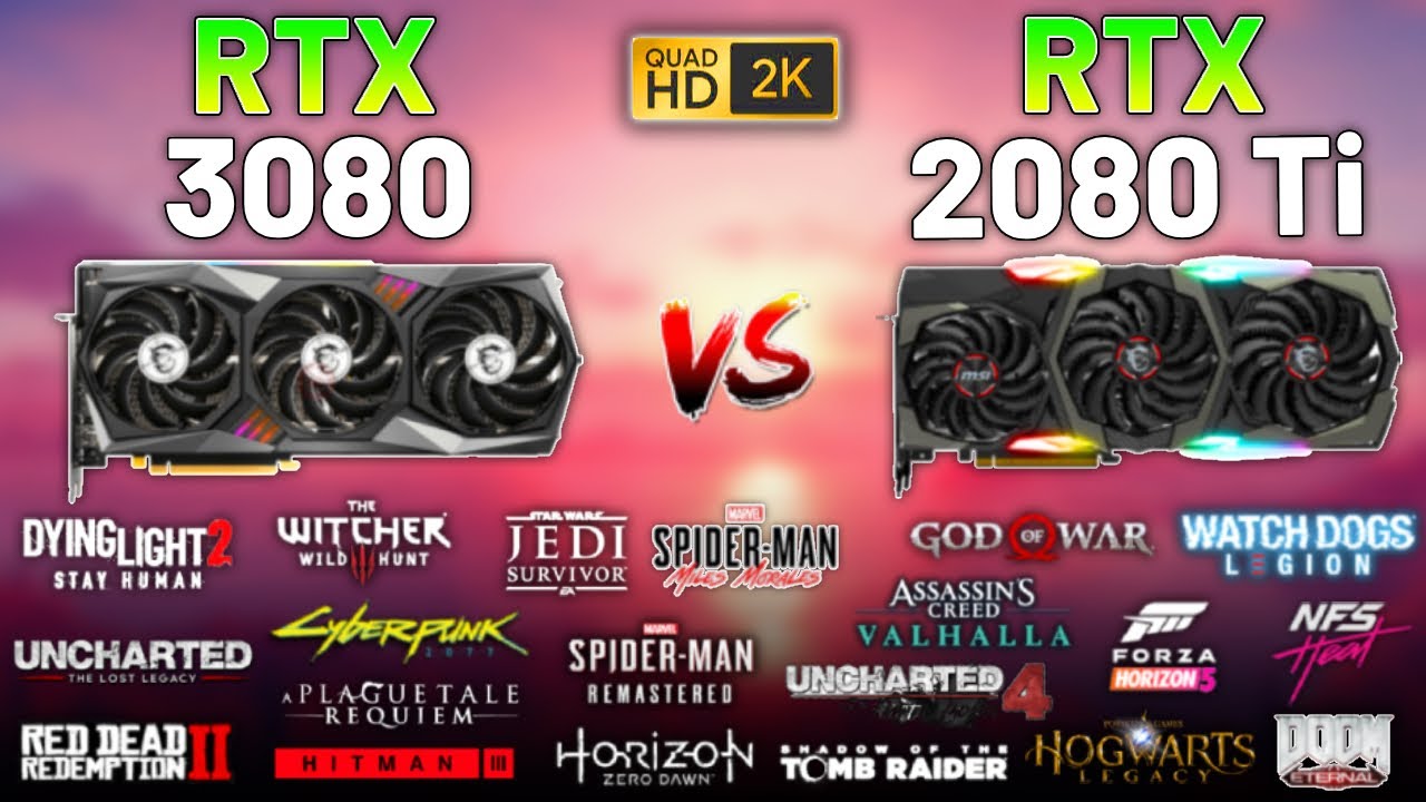 RTX 3080 vs. RTX 2080 Ti in 2023 (Test in 20 Games) 1440p