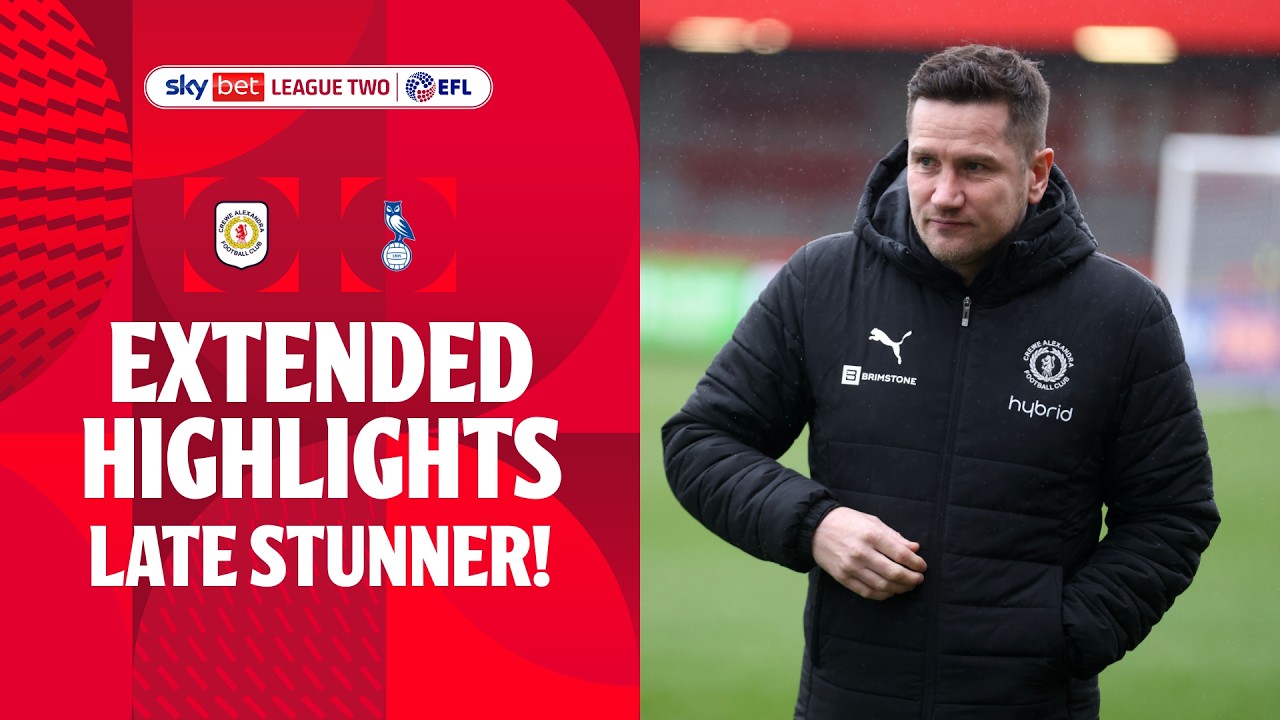 LATE STUNNER! | Crewe Alexandra v Oldham Athletic Extended Highlights
