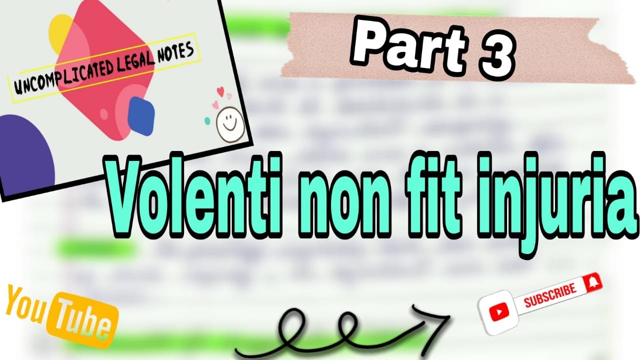 Volenti non fit Injuria | Part 3 | Exceptions of Volenti non fit Injuria | Rescue cases