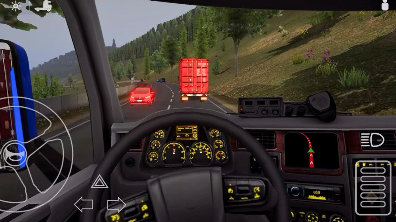 Universal Truck Simulator - Mobile Gameplay Android Ios | Container Cargo Transport