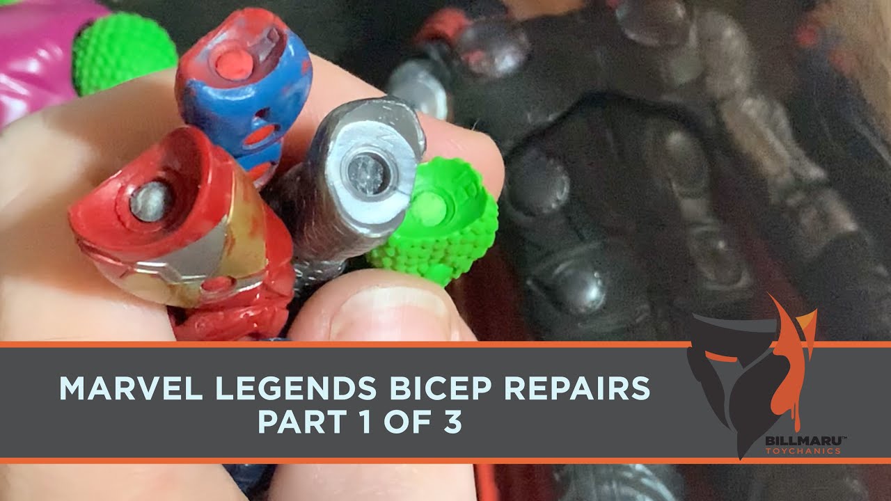 Marvel Legends Bicep Repairs Part 1 of 3