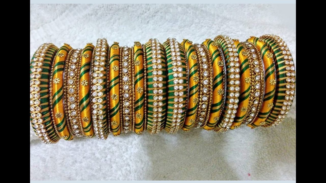 LATEST MODELS :::  SILK THREAD  BANGLES