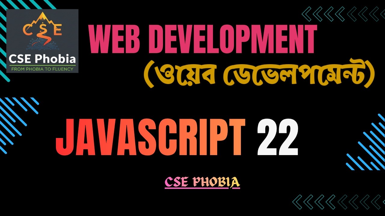 22. The Spread Operator (...) & List Destructuring | Javascript Tutorial Bangla | JS CSEPHOBIA