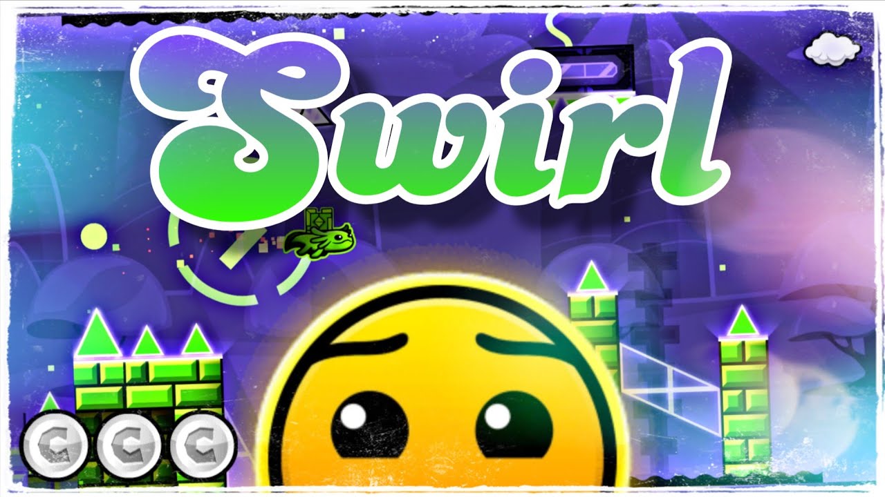 [4K] Geometry Dash - Swirl by noly2k 100% [3 Coins]