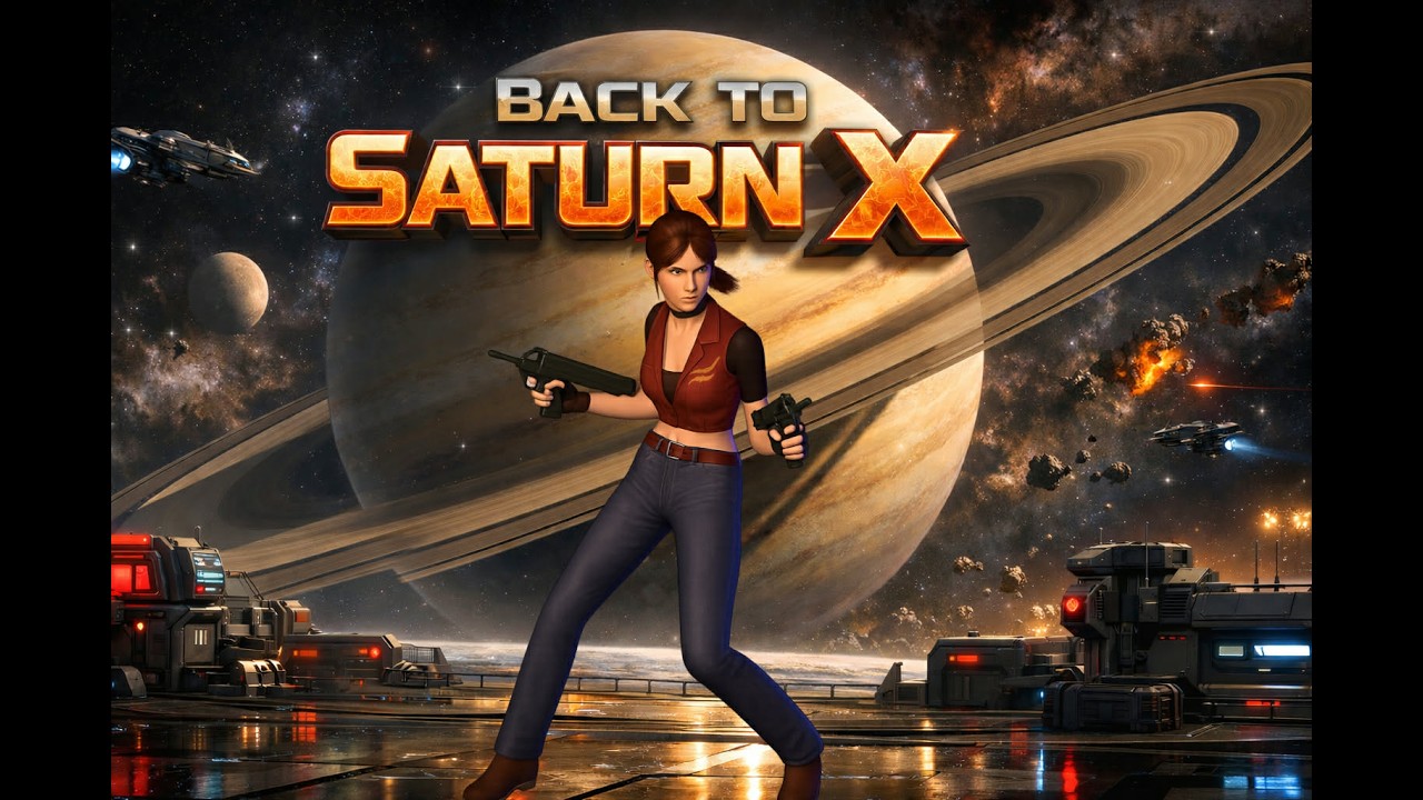 Resident DOOM 2: Claire Redfield in Back To Saturn X Full Playthrough Part 1 (Stream)