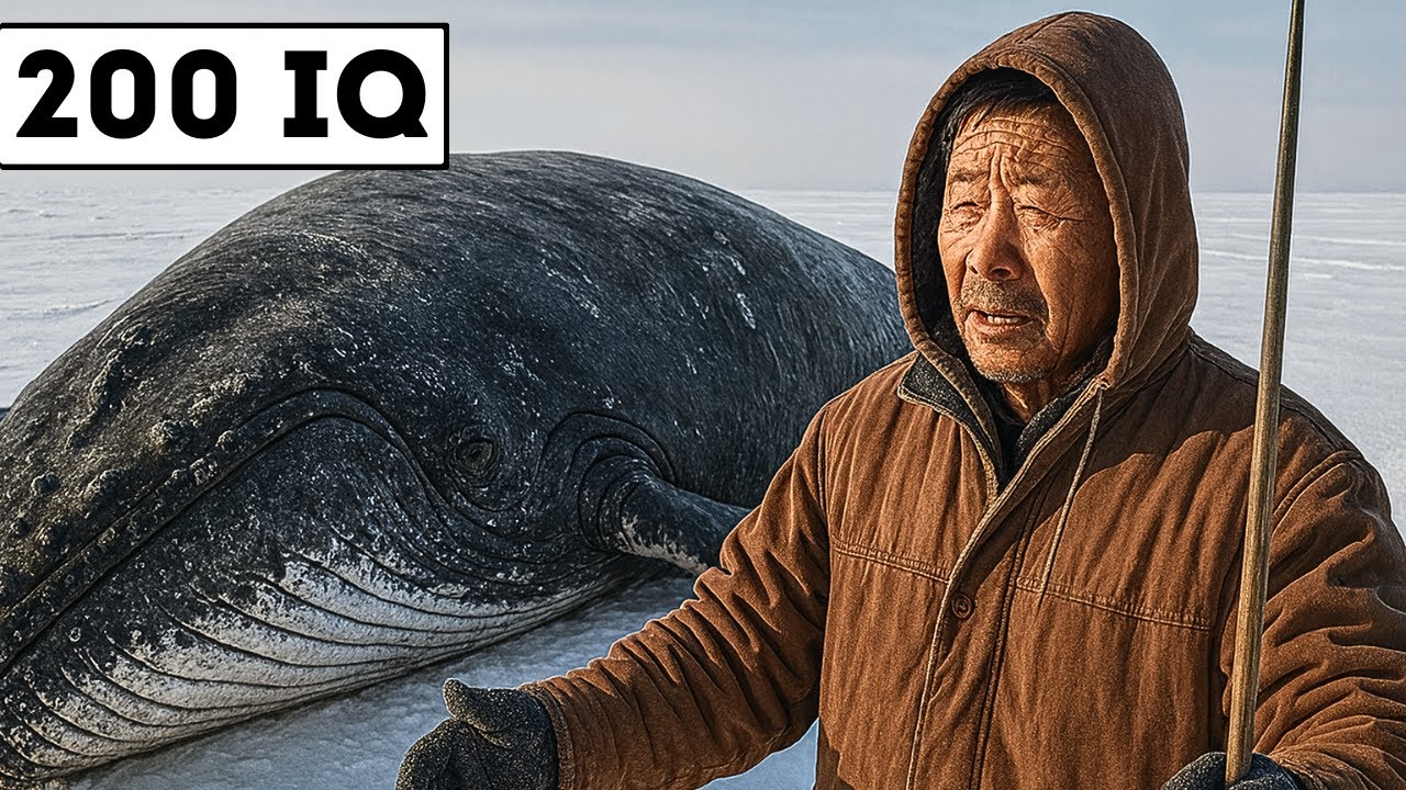 Как инуиты охотятся на кита весом 80000 килограмм