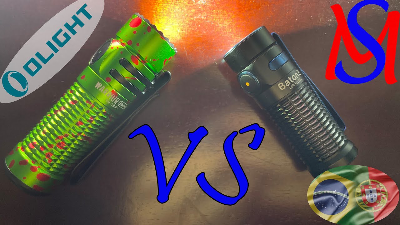 Olight Warrior Nano vs Baton 3