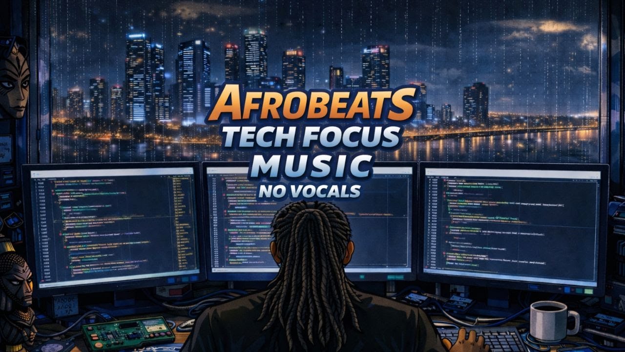 AFROBEATS TECH FOCUS MIX 2026 | Deep Work Music for Developers & Concentration