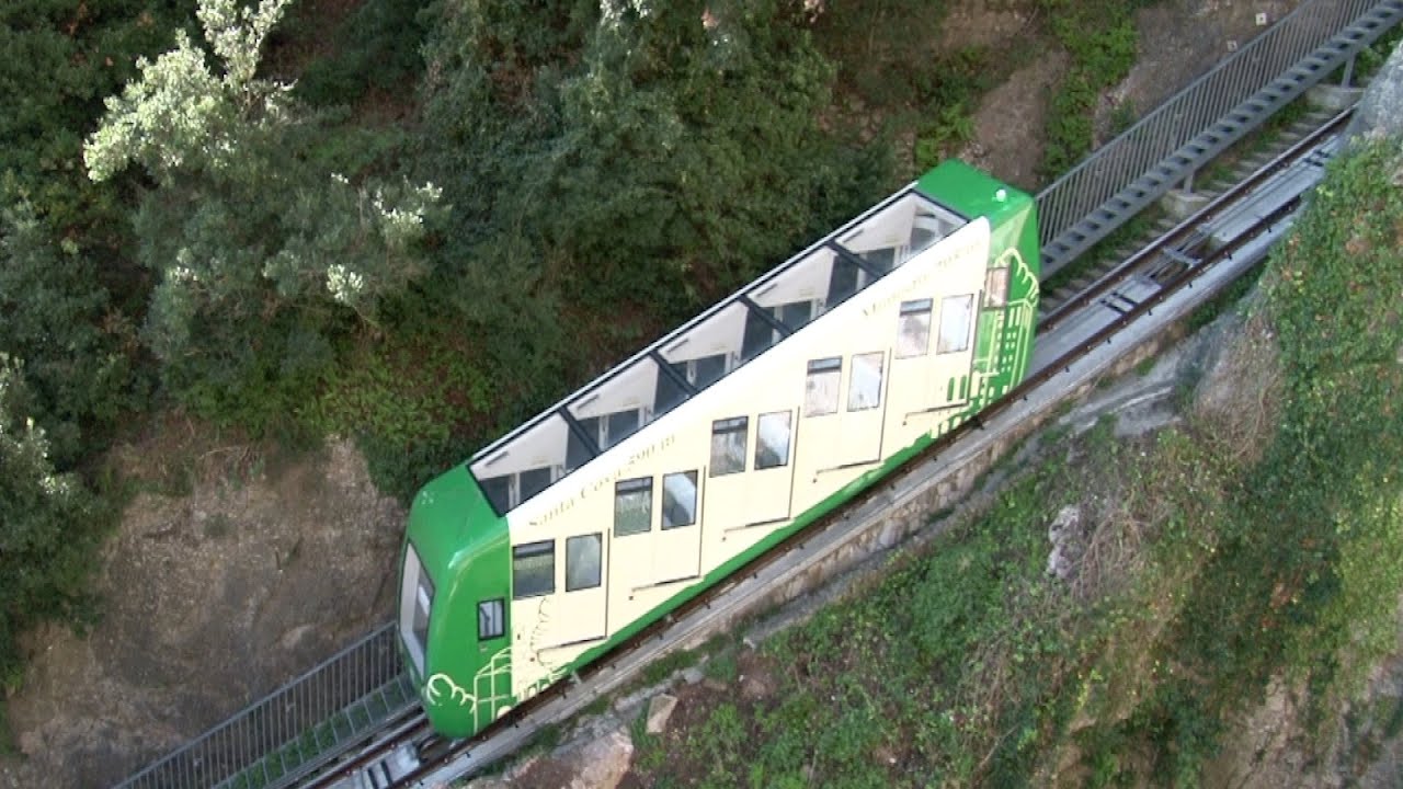 Inauguració de la renovació del funicular de la Santa Cova