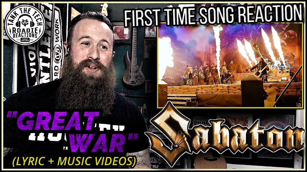 Sabaton - "Great War (Lyric + Music Videos | Double Reaction)" | ROADIE REACTIONS