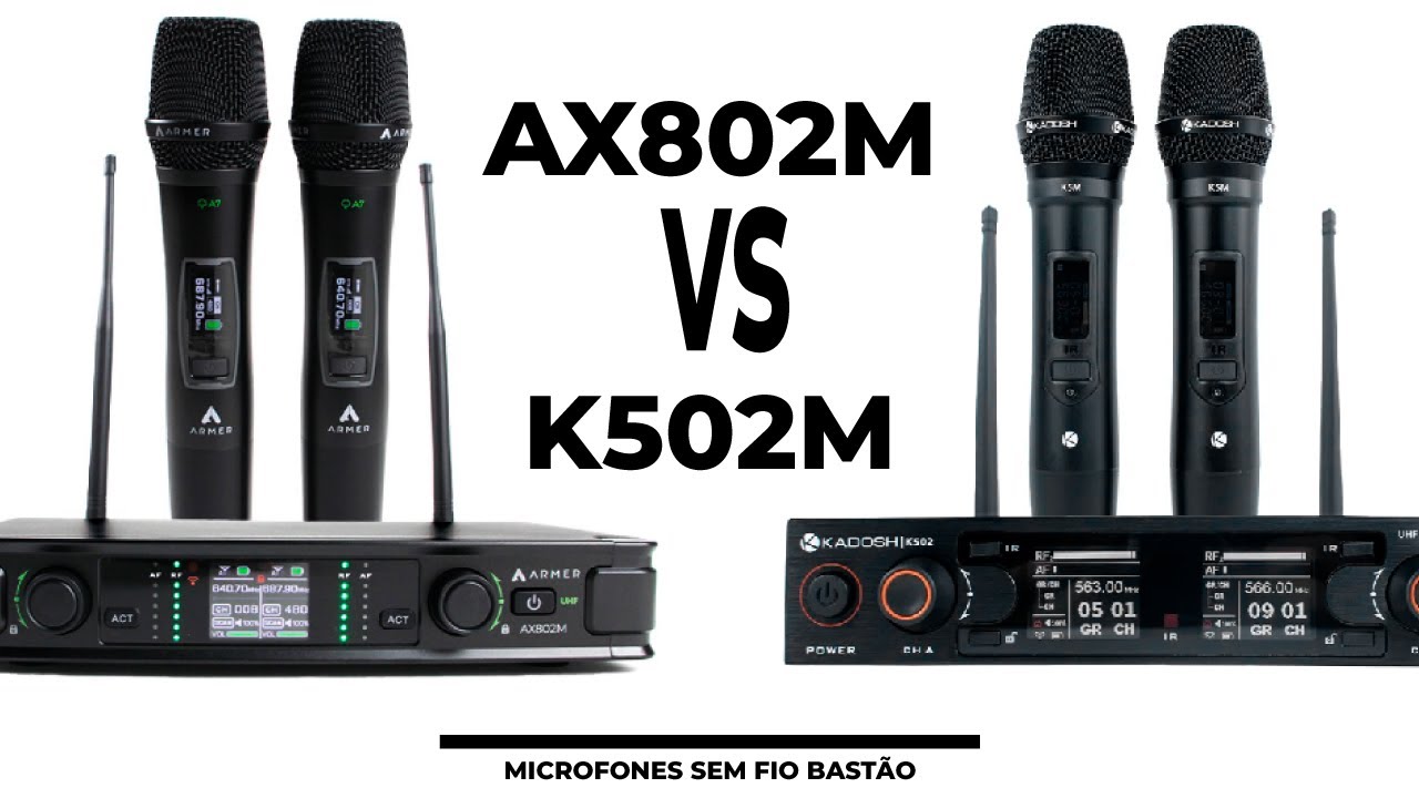 KADOSH K502M vs ARMER AX802M - Vídeo Review Comparativo