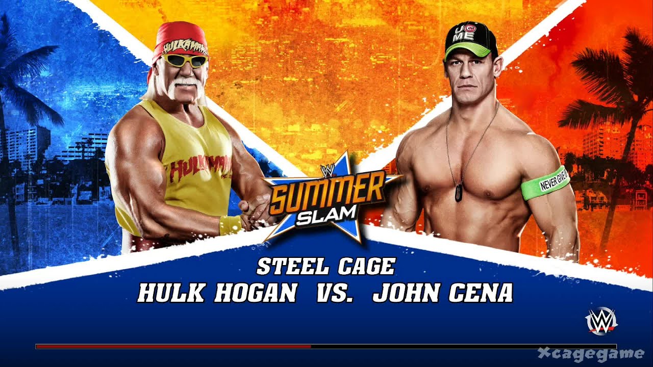 WWE 2K15 - Hulk Hogan vs John Cena - Steel Cage Gameplay ( Xbox One / PS4 )