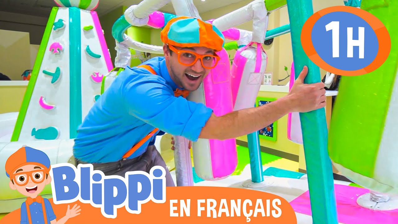 Blippi au parc de jeux couvert (Giggle Jungle) | Blippi en fran&ccedil;ais | Vid&eacute;os &eacute;ducatives pour enfants