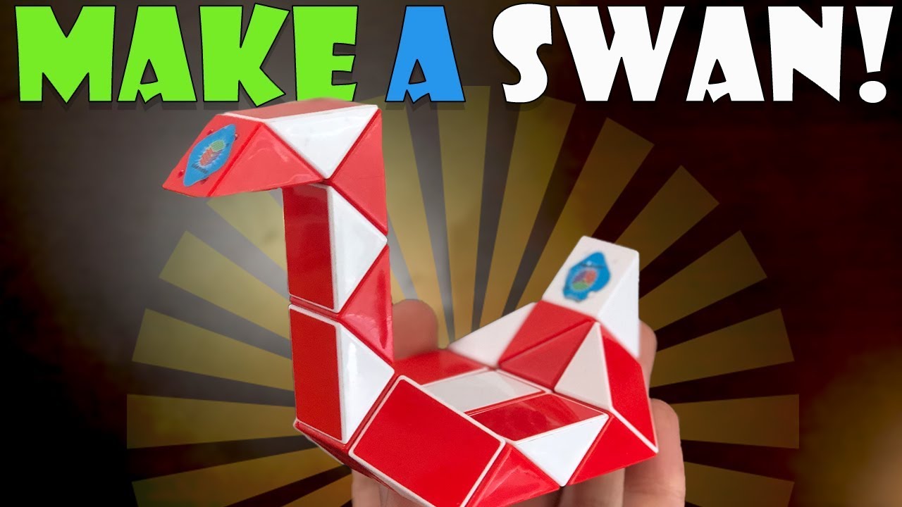 How to Solve Rubik's Snake Cube Puzzle Into a Swan (Simple Thourough Tutorial, Beginner)