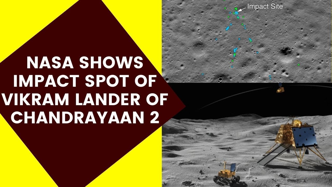 NASA shows impact spot of Vikram Lander of Chandrayaan 2 | NewsX