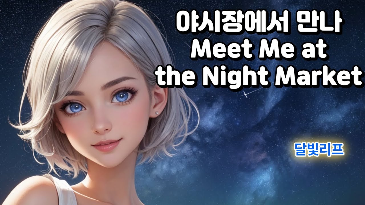 야시장에서 만나 | [빛이]의 에너지 보컬 | 달빛리프 ✨ #AI가수 #AI음악 #kpop