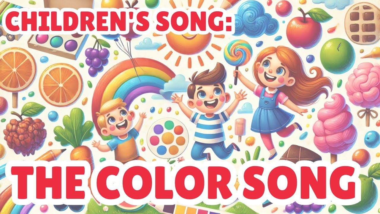 Music for Children | Sing along and learn the COLORS | The Color Song