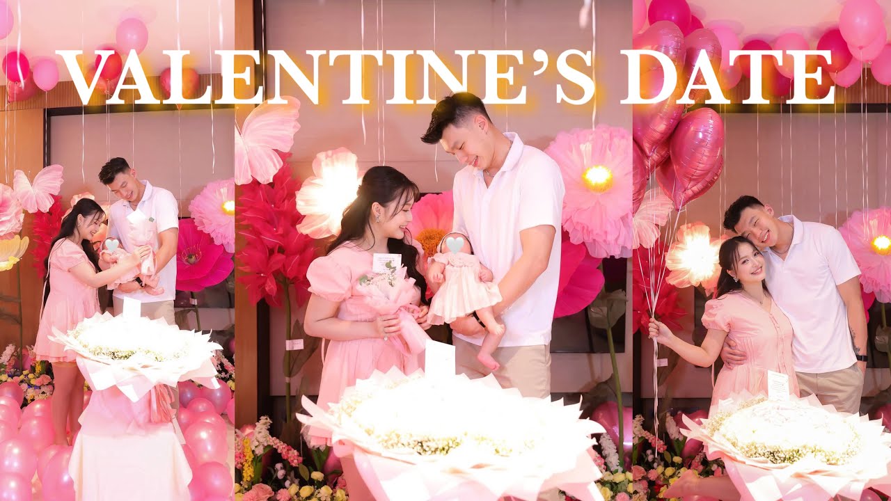 1000 BUNGA MAWAR BUAT VIOR & VINICA DARI PAPA VINCENT⁉️🌹 VALENTINE VLOG 👶🏻