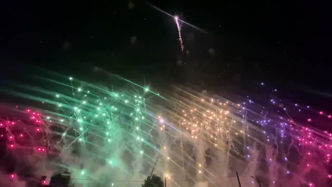 6/20嘉義朴子閎衍會館煙花秀。 玉山壇砲贊