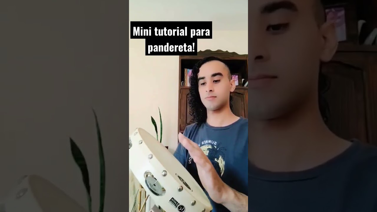 mini #tutorial para #pandereta #pandeiro #pandero #samba #tutorialmusica