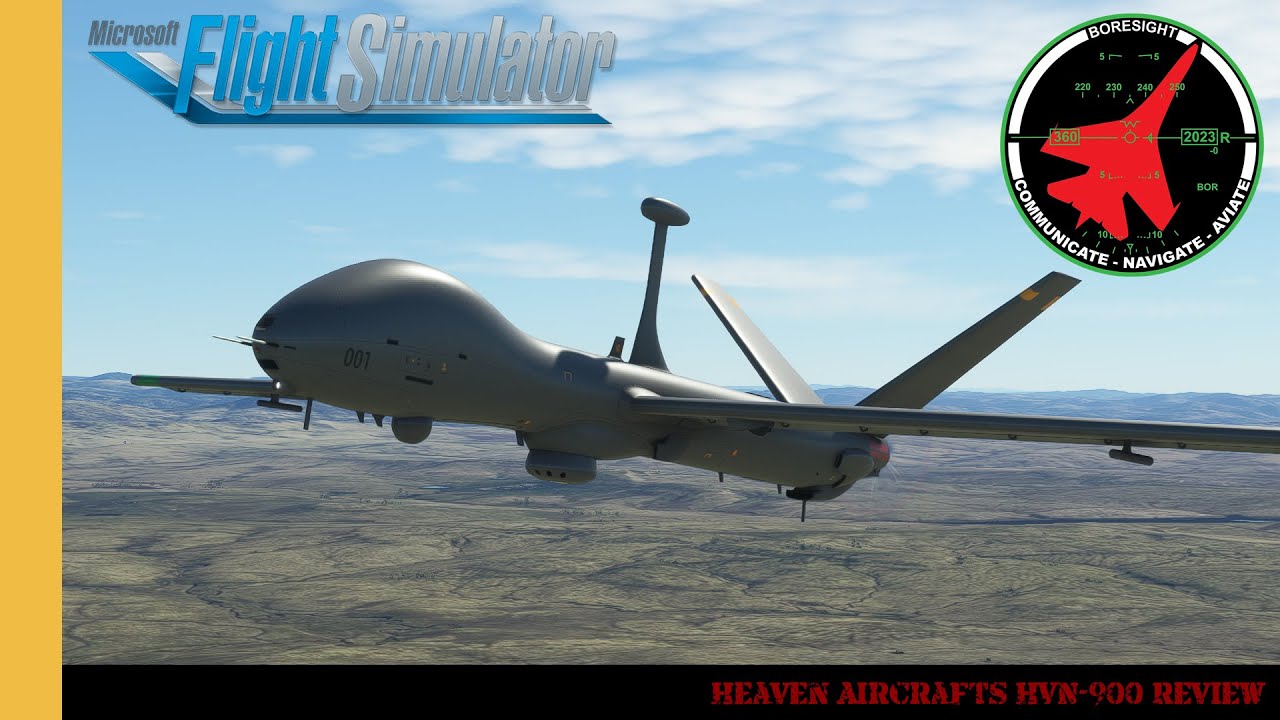Heaven Aircrafts HVN-900 Review | Drone | MSFS | Microsoft Flight Simulator