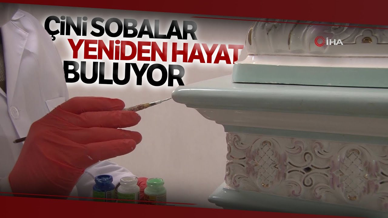 Osmanlı Döneminden Kalan Çini Sobalar Restore Edilerek Gün Yüzüne Çıkıyor