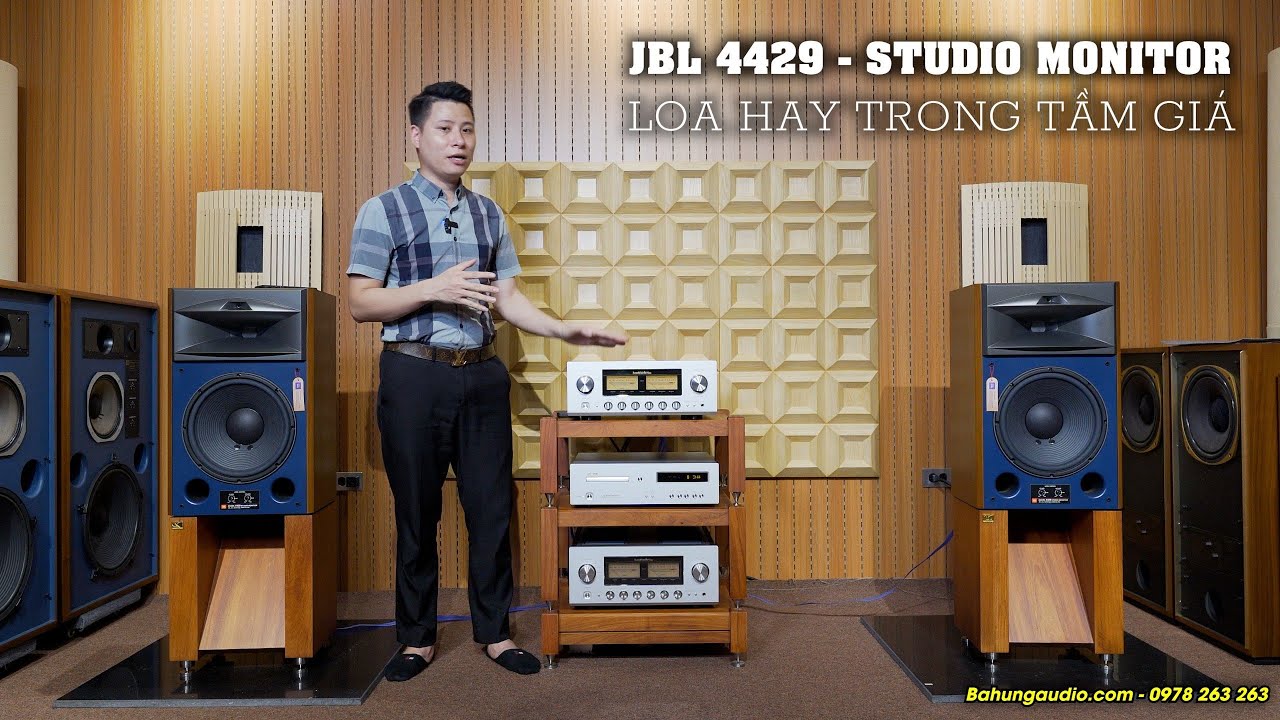 GIÁ TẦM NÀY TỐT QUÁ TIẾT KIỆM 5TR - Loa JBL 4429 Studio Monitor đẹp xuất sắc - JBL 4429 like new