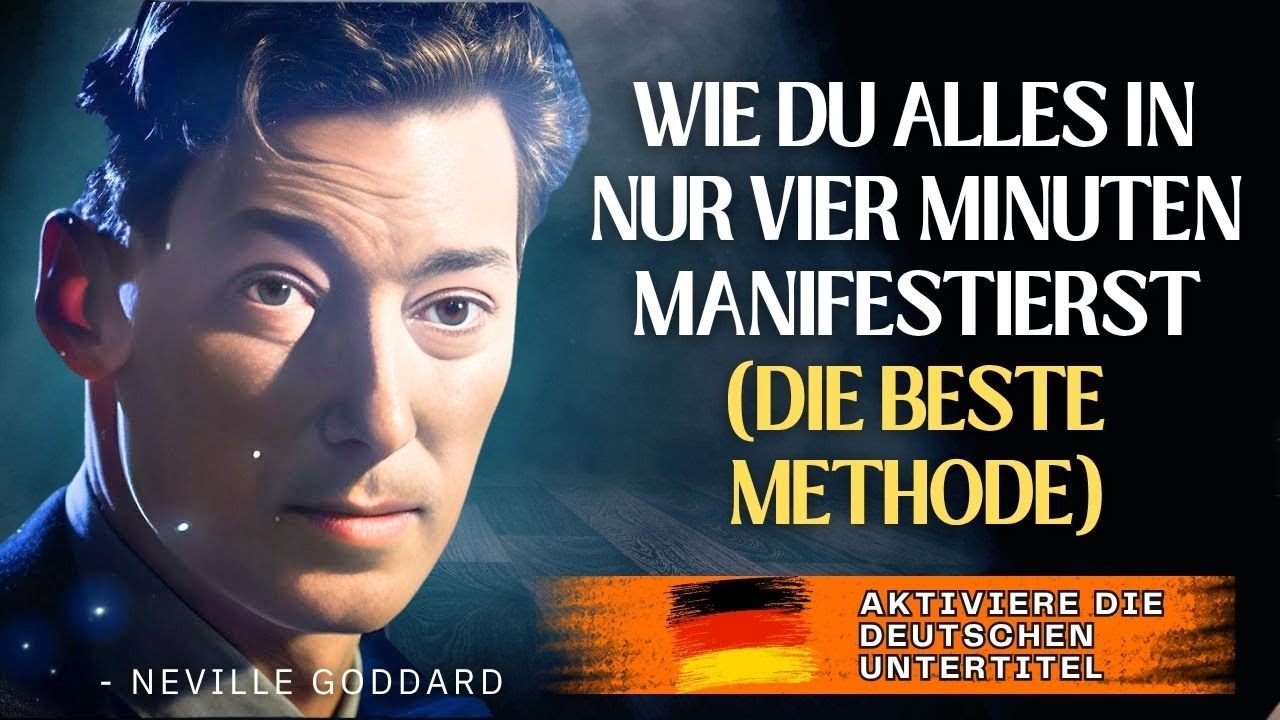 ENTDECKE DAS GEHEIMNIS VON NEVILLE GODDARD, UM ALLES IN NUR VIER MINUTEN ZU MANIFESTIEREN! ✨
