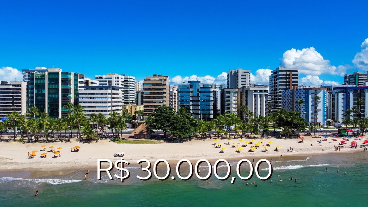 Apartamento de Luxo para Aluguel na Ponta Verde com 420m² Frente Mar, 5 Quartos e 5 Vagas de Garagem